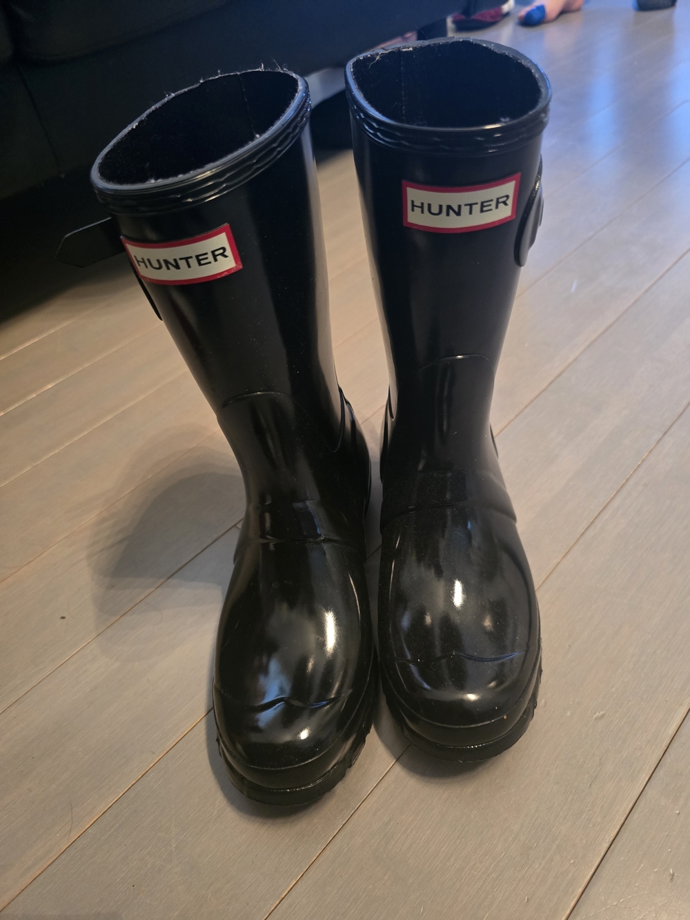 Hunter Black Rain Boot